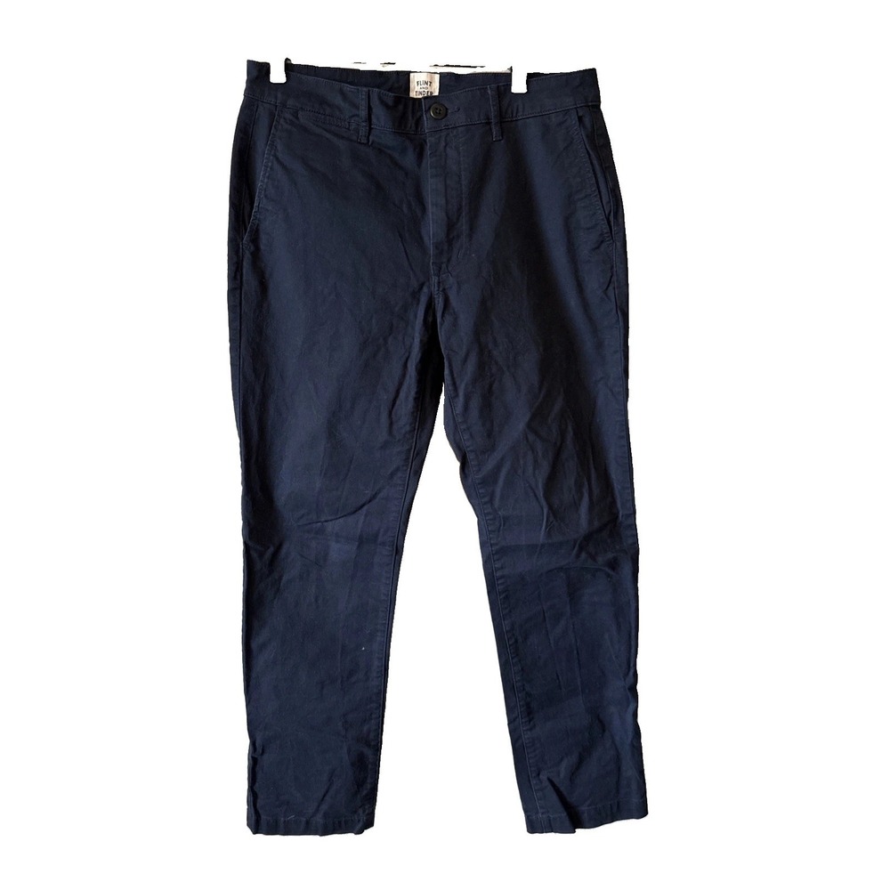 Flint and Tinder Dark Blue Straight Fit 5-Pocket Men's Pants Size 31 x 30